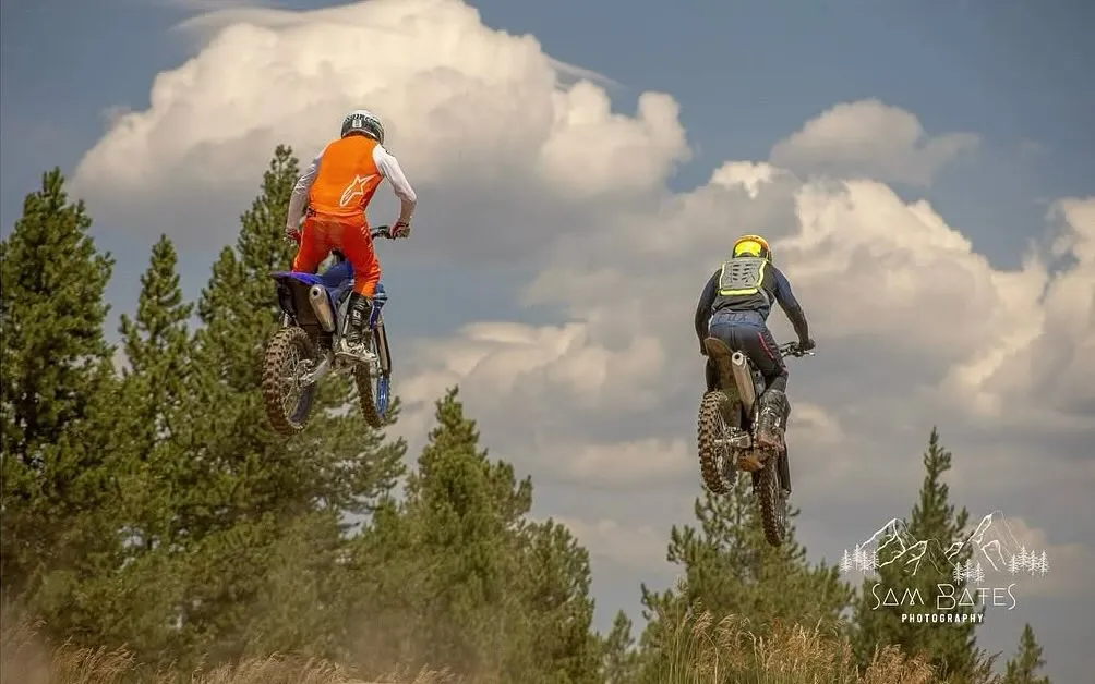 Leadville MX Park scenic track view